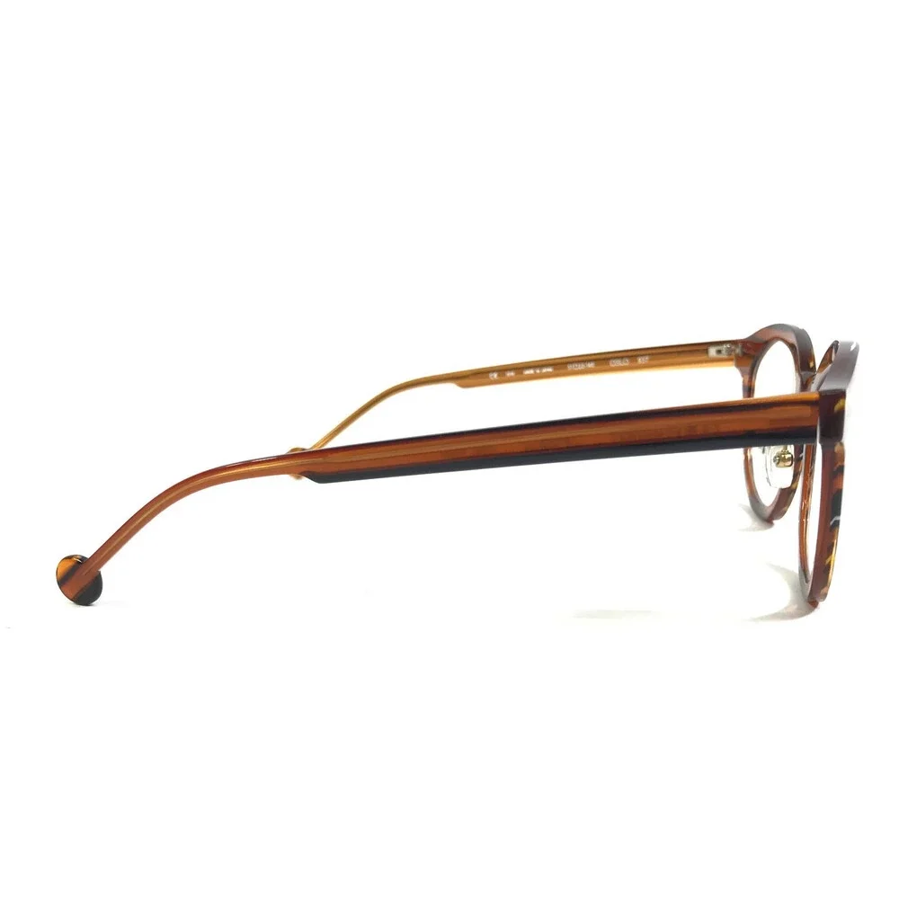 I.a. Eyeworks Eyeglasses Frames OSLO 937 Brown Horn Striped Abyssinian 51-22-140